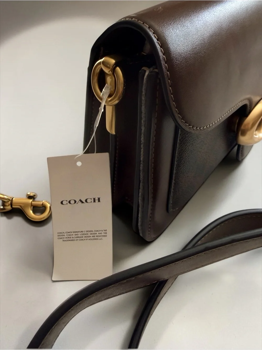 Coach Tabby 26 Shoulder Bag Maple Signature Canvas & Refined Leather NWT
